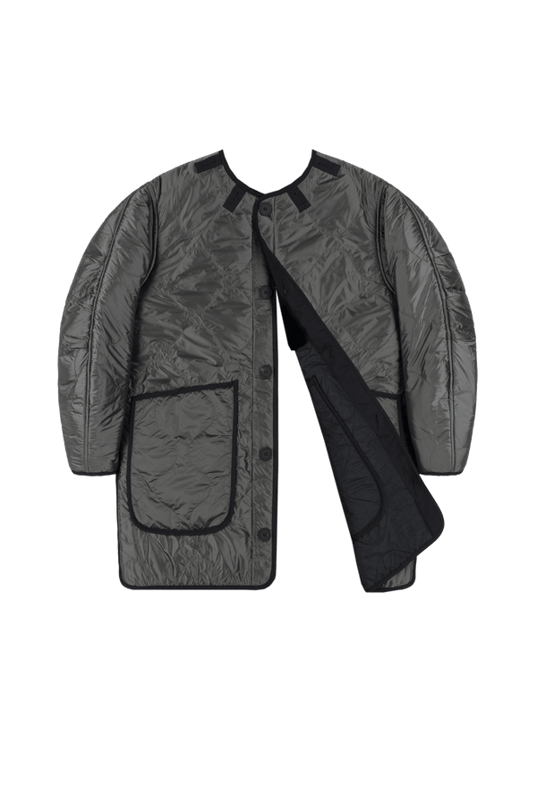 Signature Shearling Quilt - Black / Anthracite - Layer 6