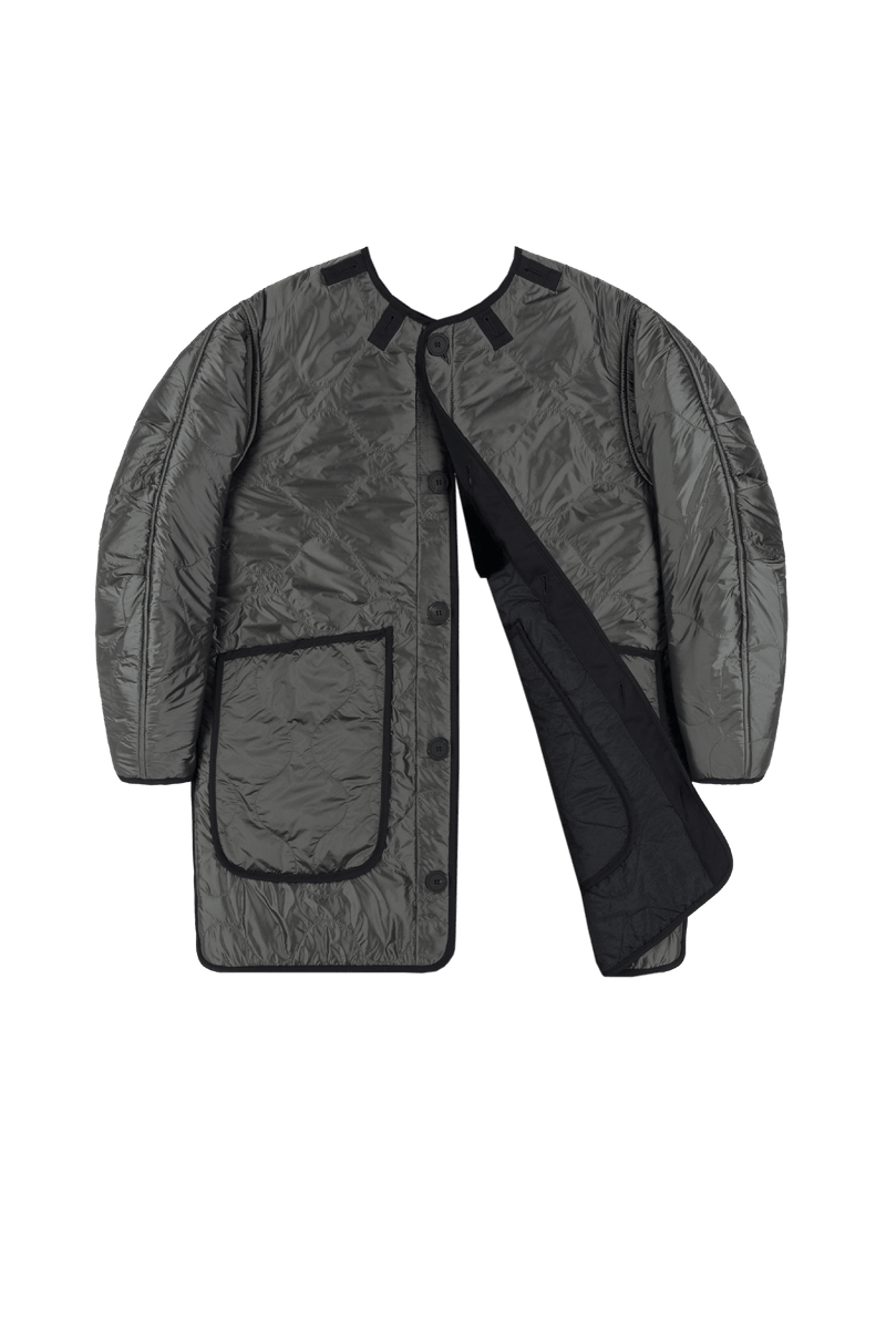 Signature Shearling Quilt - Black / Anthracite - Layer 6