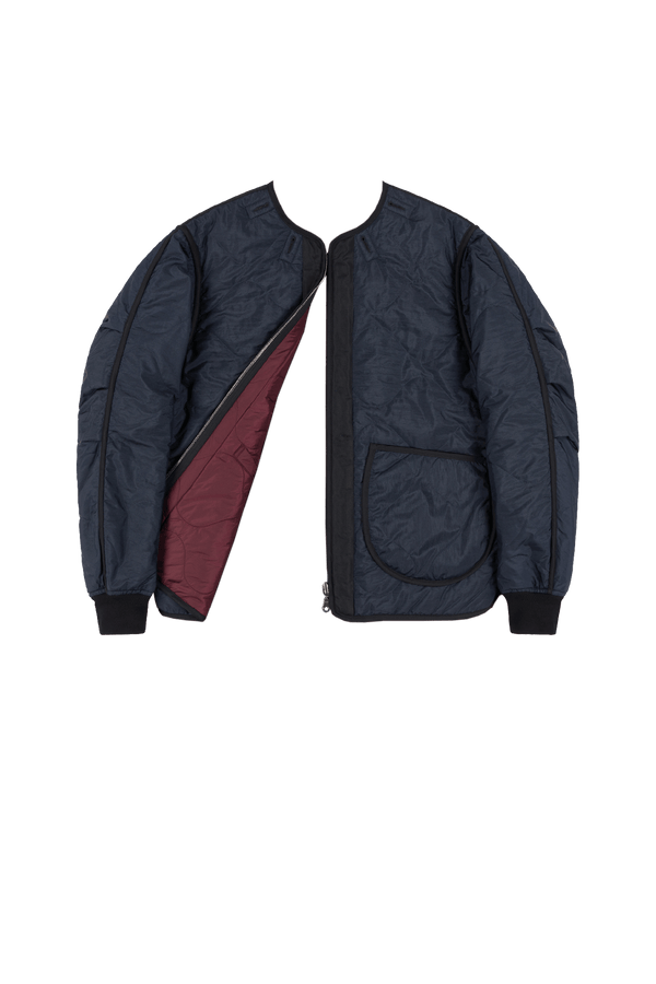 Shareable Quilt Jacket - Navy / Wine - Layer 6