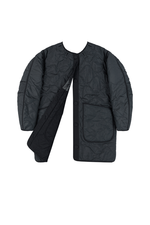 Signature Colourblock Quilt - Anthracite / Slate - Layer 6