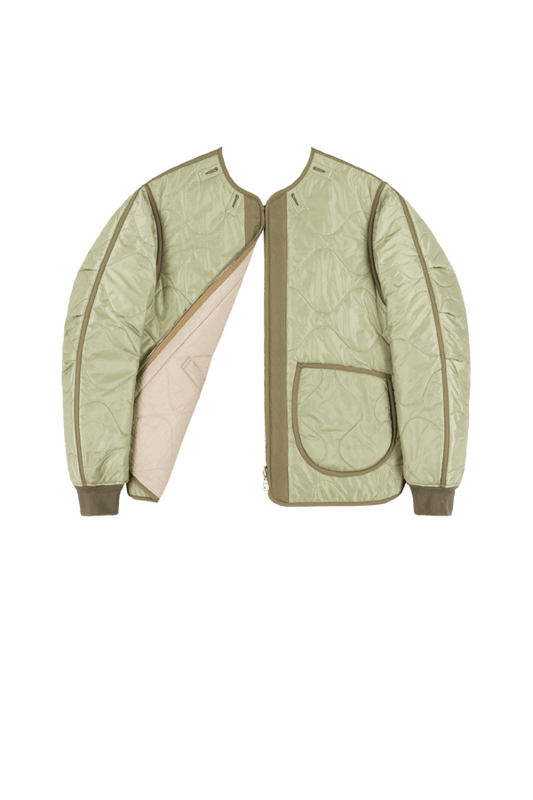 Shareable Quilt Jacket - Pale Sage / Stone - Layer 6