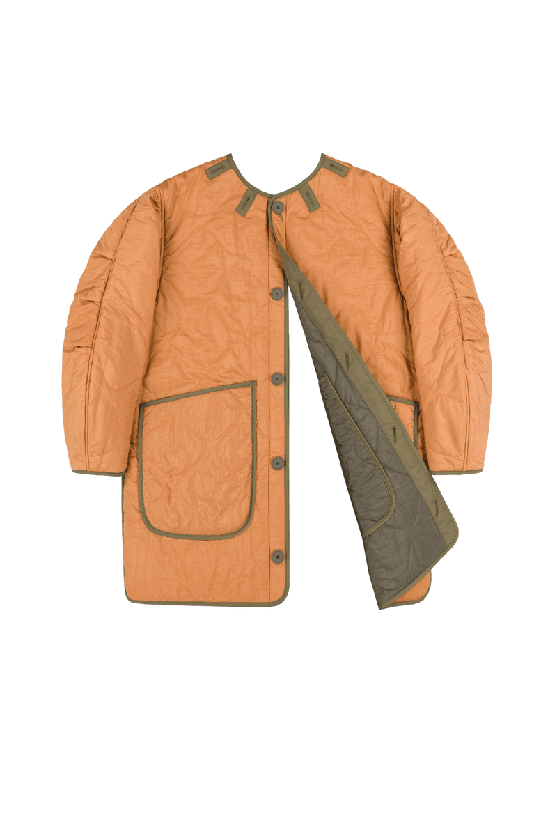 Signature Quilt - Dark Olive / Burnt Orange - Layer 6