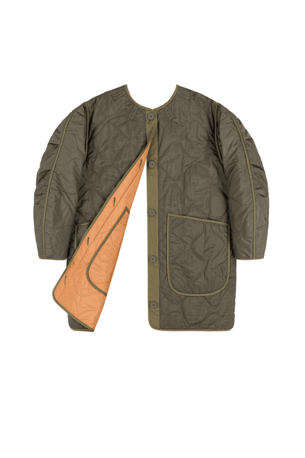Signature Quilt - Dark Olive / Burnt Orange - Layer 6