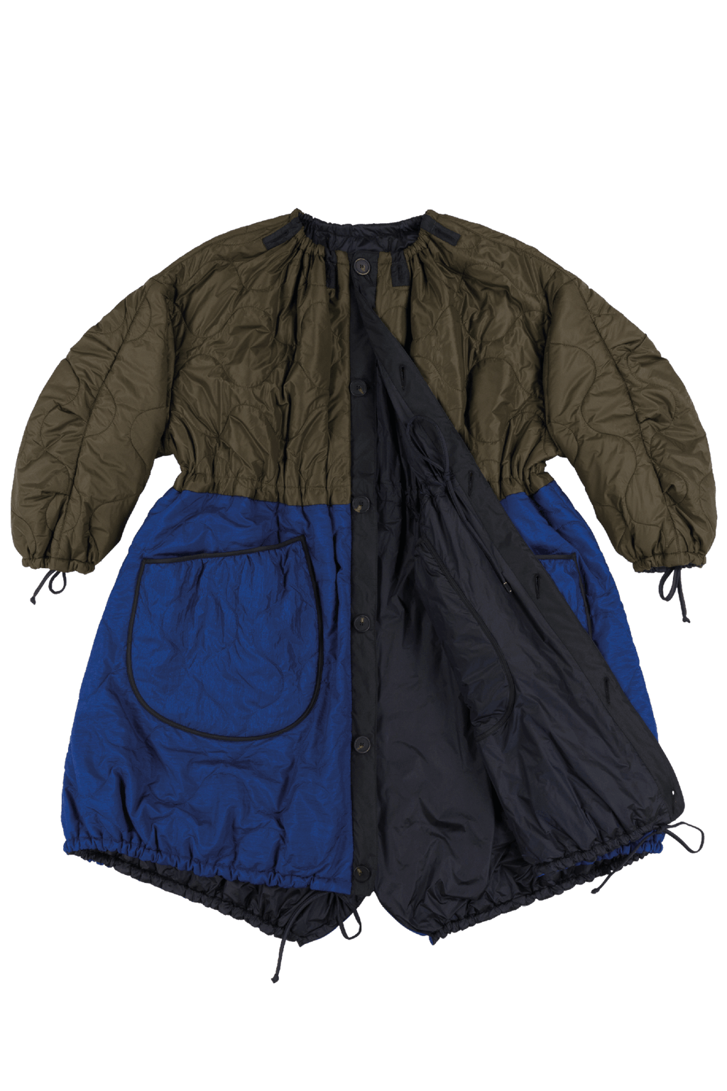 Parachute Quilted Parka - Olive / Midnight - Layer 1