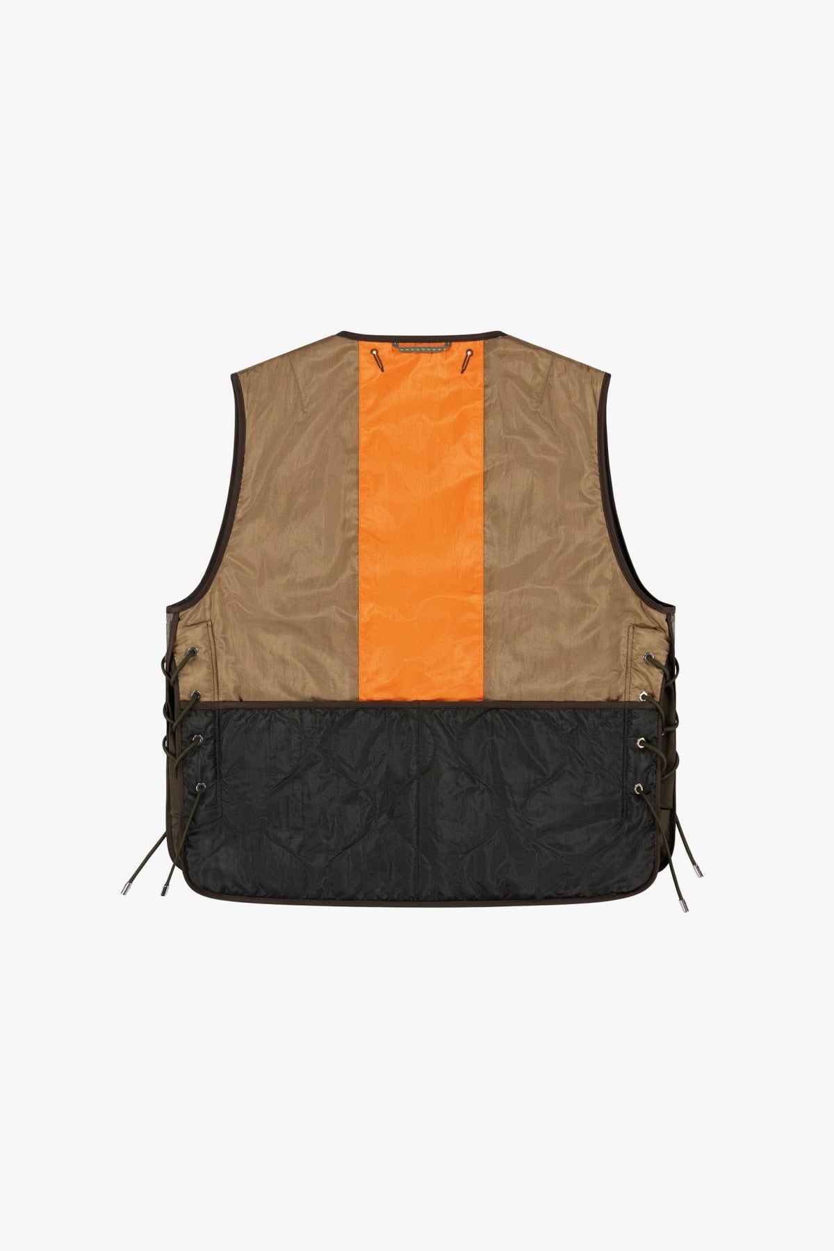 The Auteur Liner Vest - Dark Olive / Pale Olive