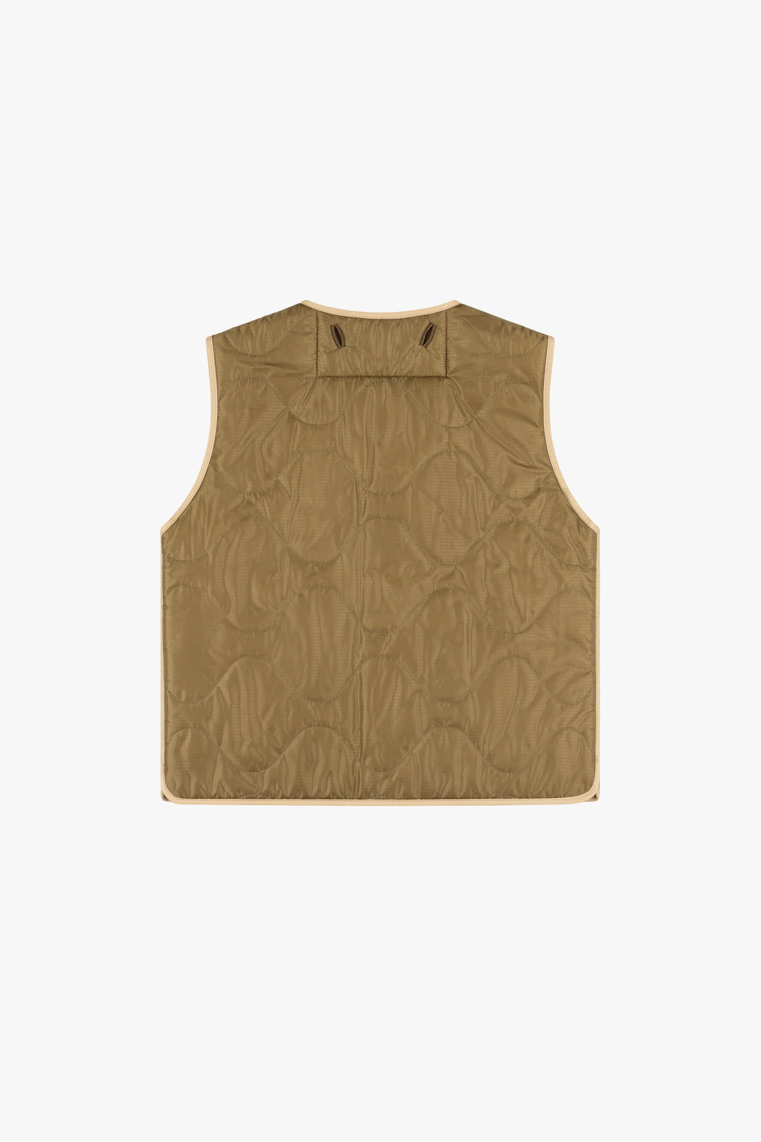 Aviator Bonded Alpaca Vest - Stone Suede / Natural Alpaca