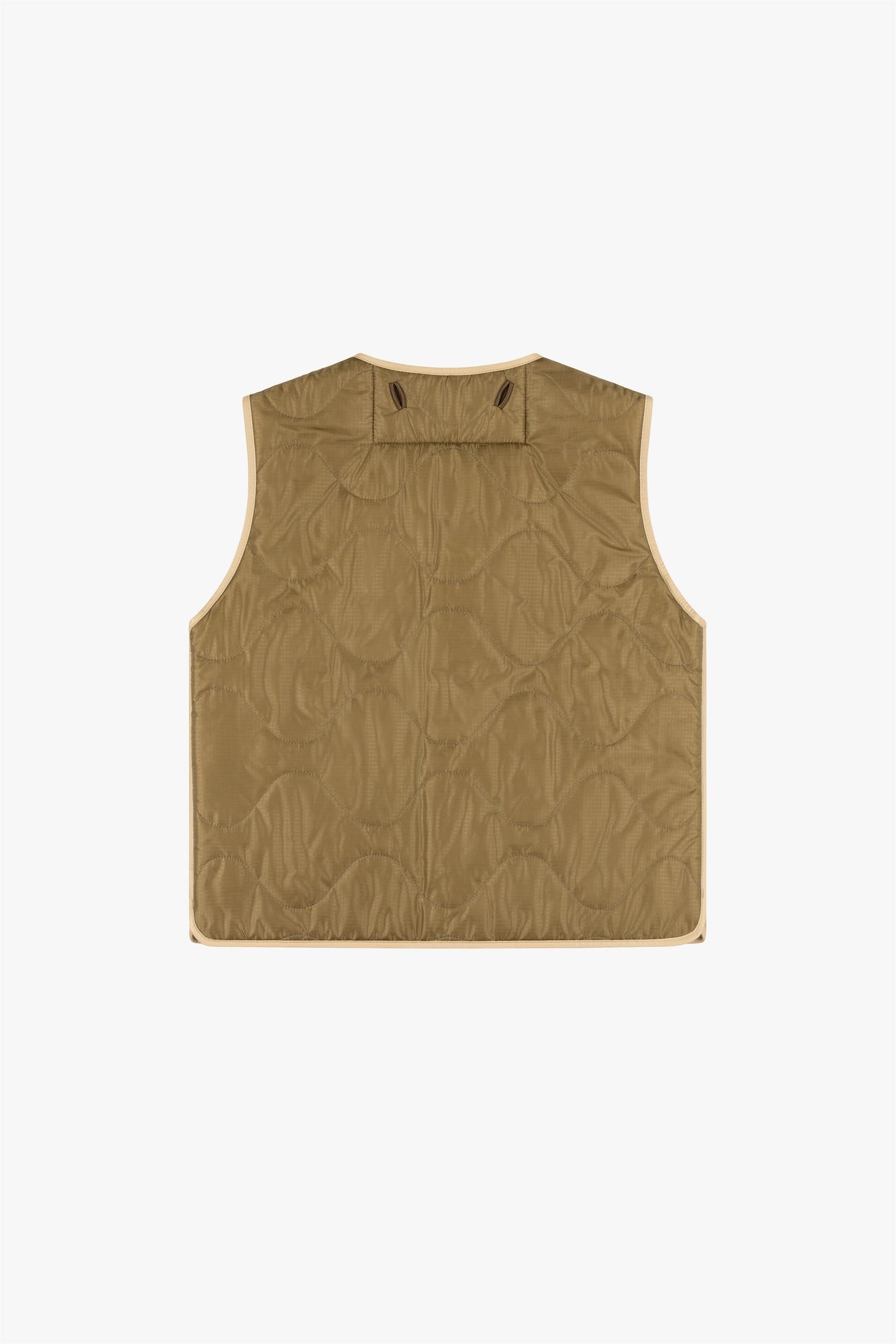 Aviator Bonded Alpaca Vest - Stone Suede / Natural Alpaca