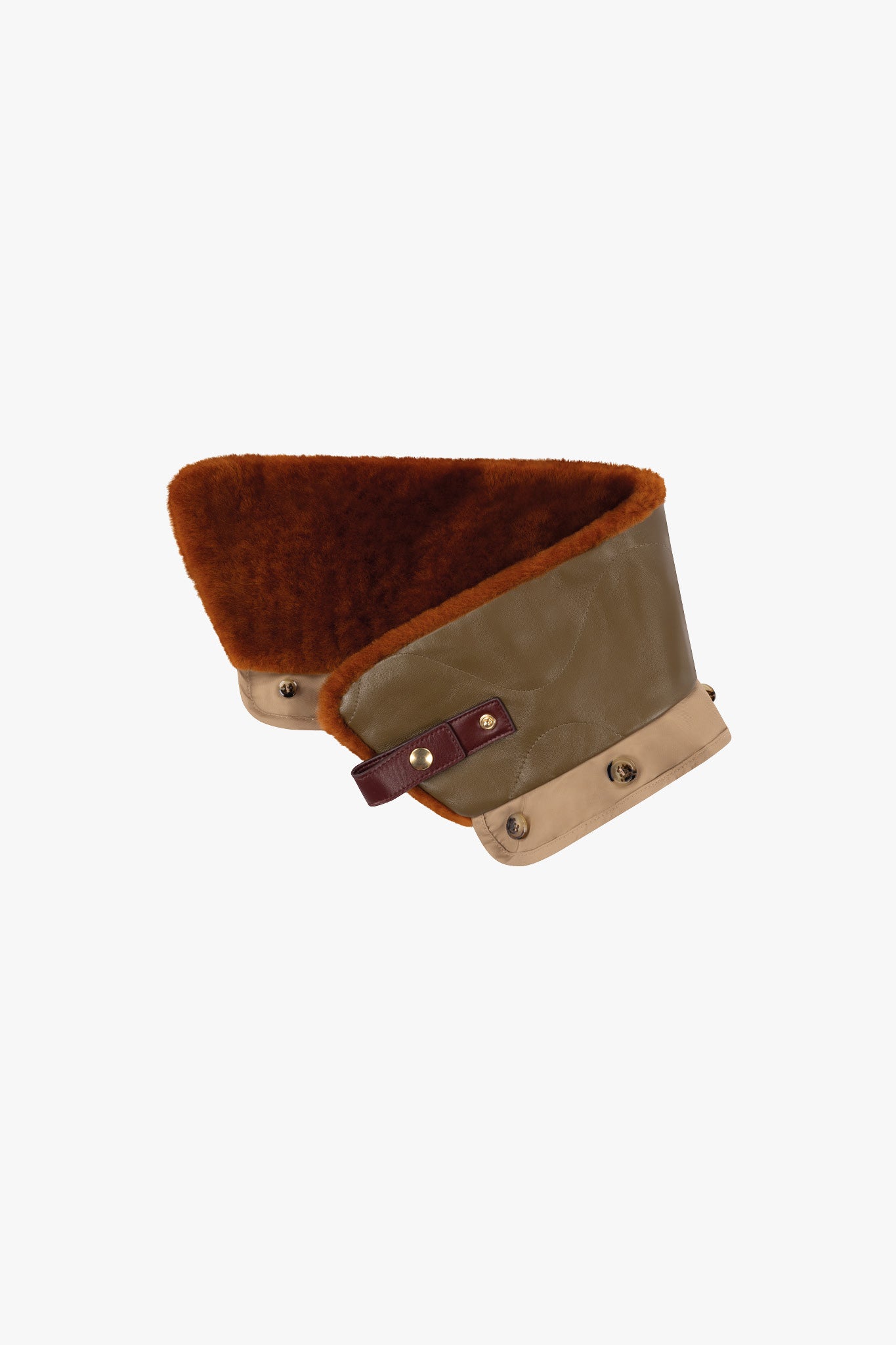 Aviator Collar - Amber / Moss