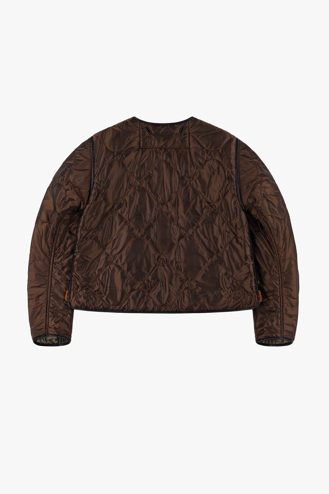 Aviator Shearling Jacket - Dark Brown / Amber