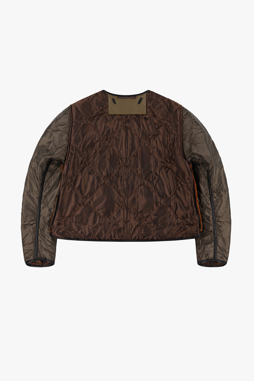 Aviator Shearling Jacket - Dark Brown / Amber