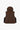 Aviator Shearling Lattice Zip Hood - Dark Brown / Amber