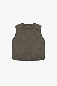 Aviator Shearling Vest - Black / Black