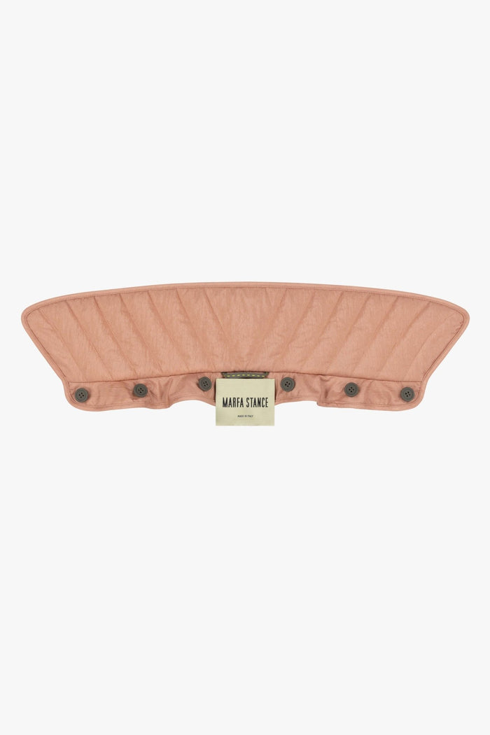 Quilted Collar - Pale Pink / Pale Sage