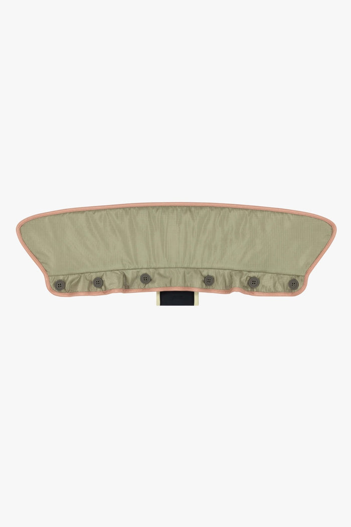 Quilted Collar - Pale Pink / Pale Sage