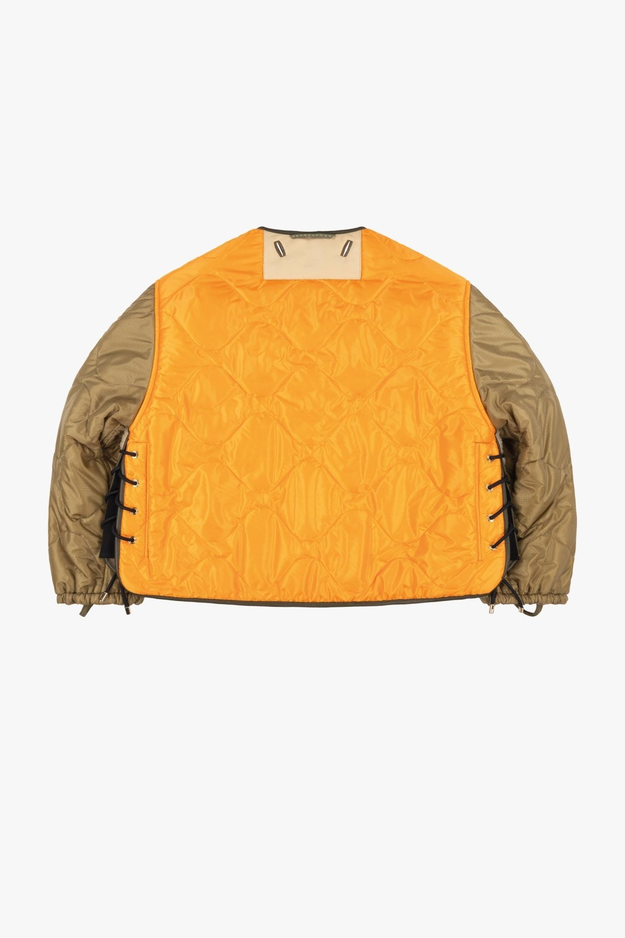 Aviator Shearling Lattice Bomber - Moss / Blonde