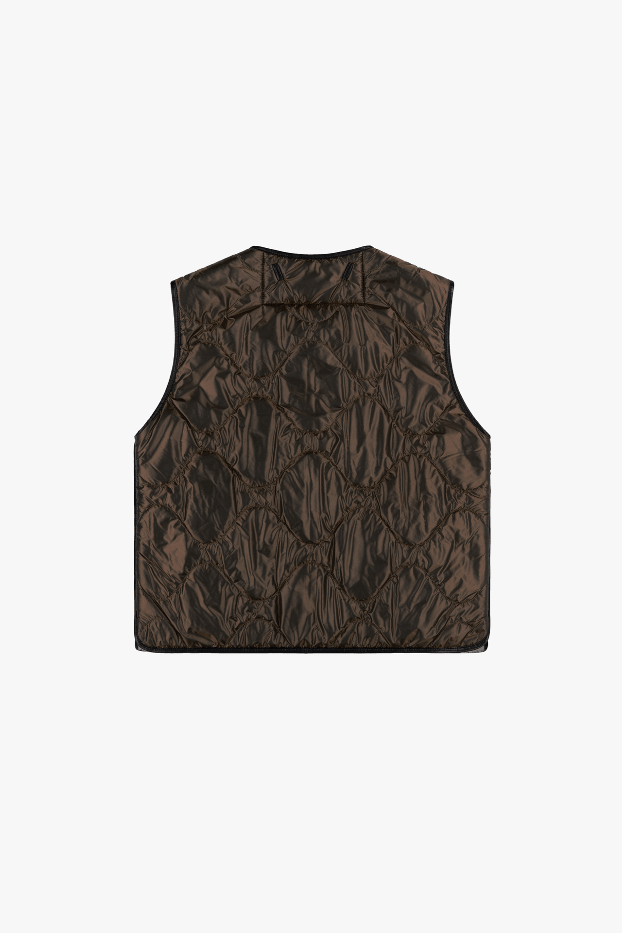 Aviator Shearling Vest - Oxblood / Pebble