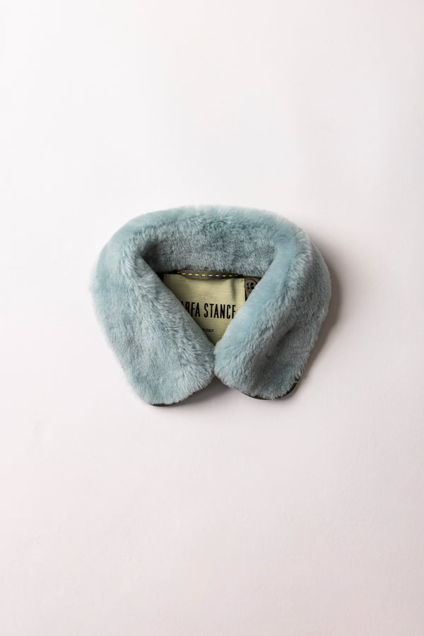 Children's Shearling Collar - Sky Blue