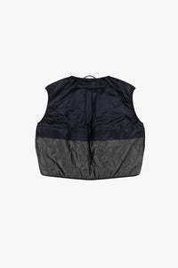 Parachute Quilted Vest - Dark Olive / Midnight