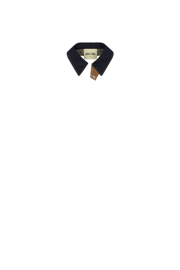 Denim Shareable Latch Collar - Indigo - Layer 8