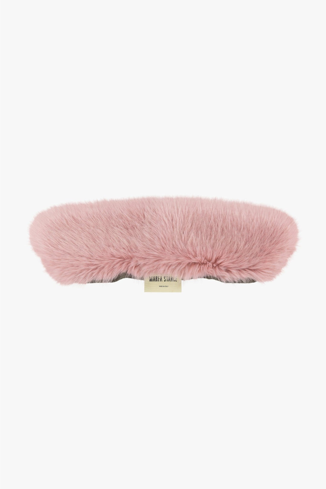 Faux Fur Collar - Damask Pink