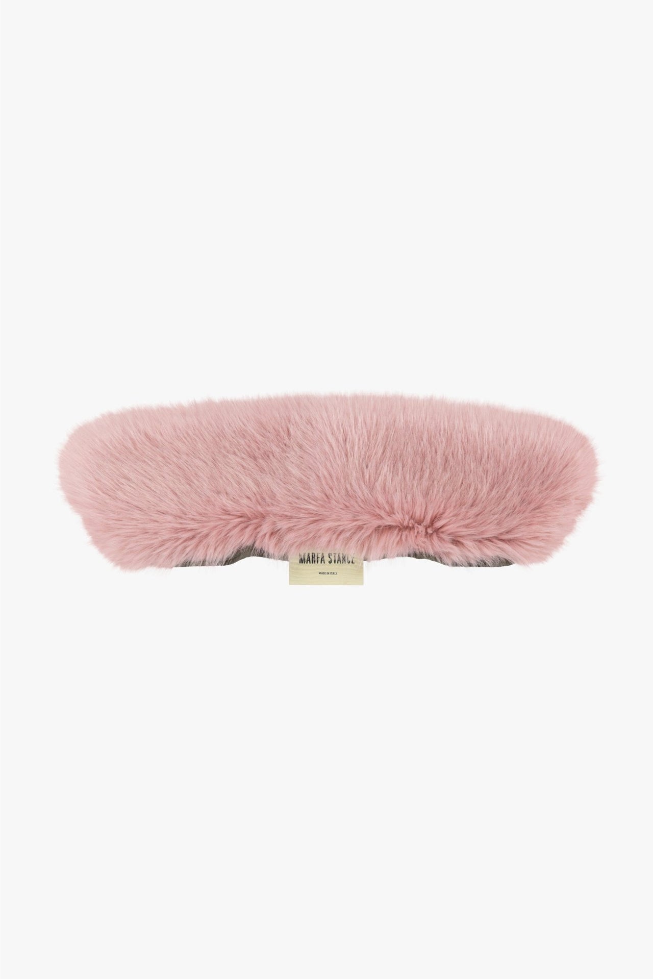 Faux Fur Collar - Damask Pink