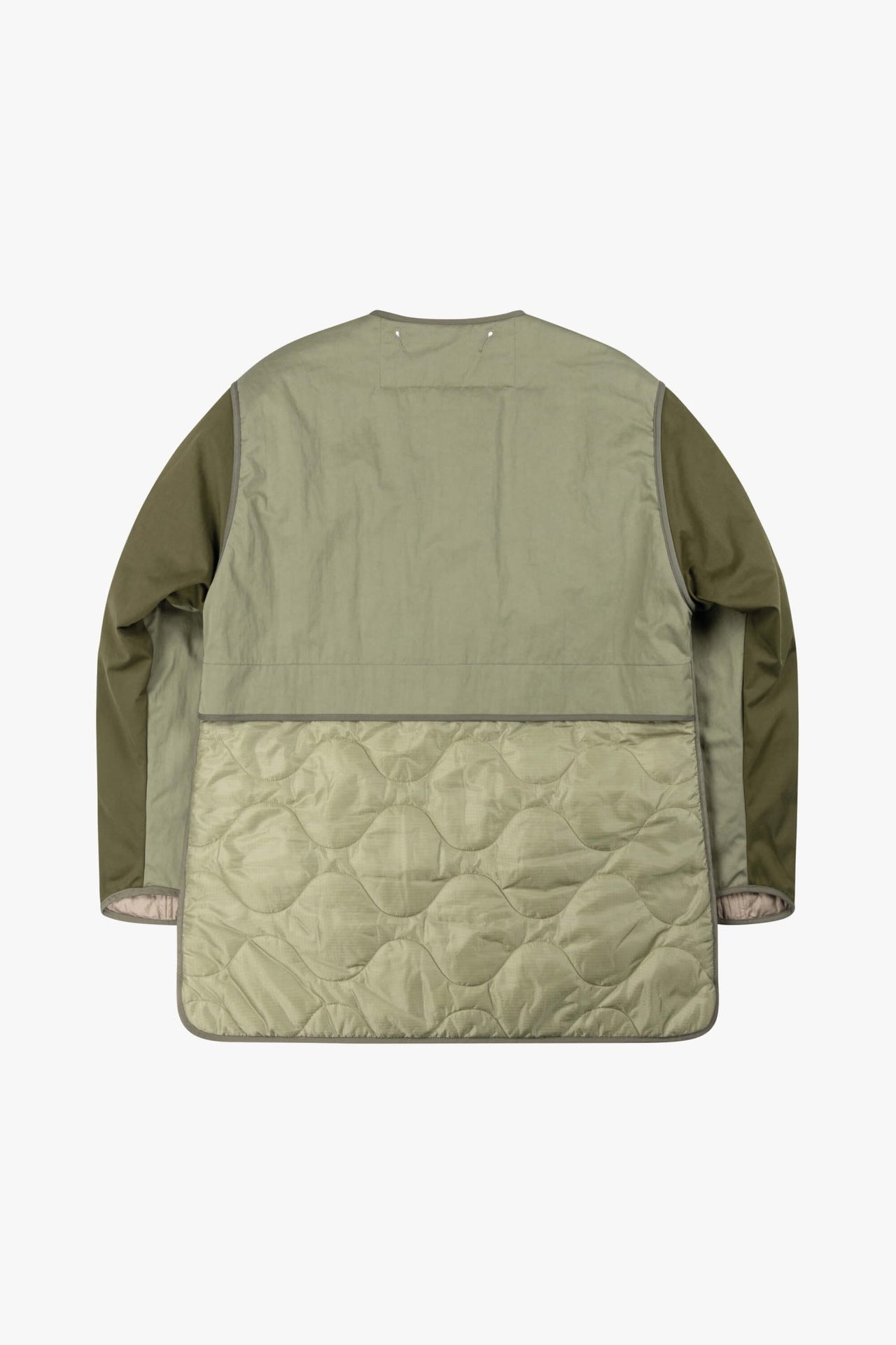 Signature Cotton Field Jacket - Olive / Stone & Burnt Orange