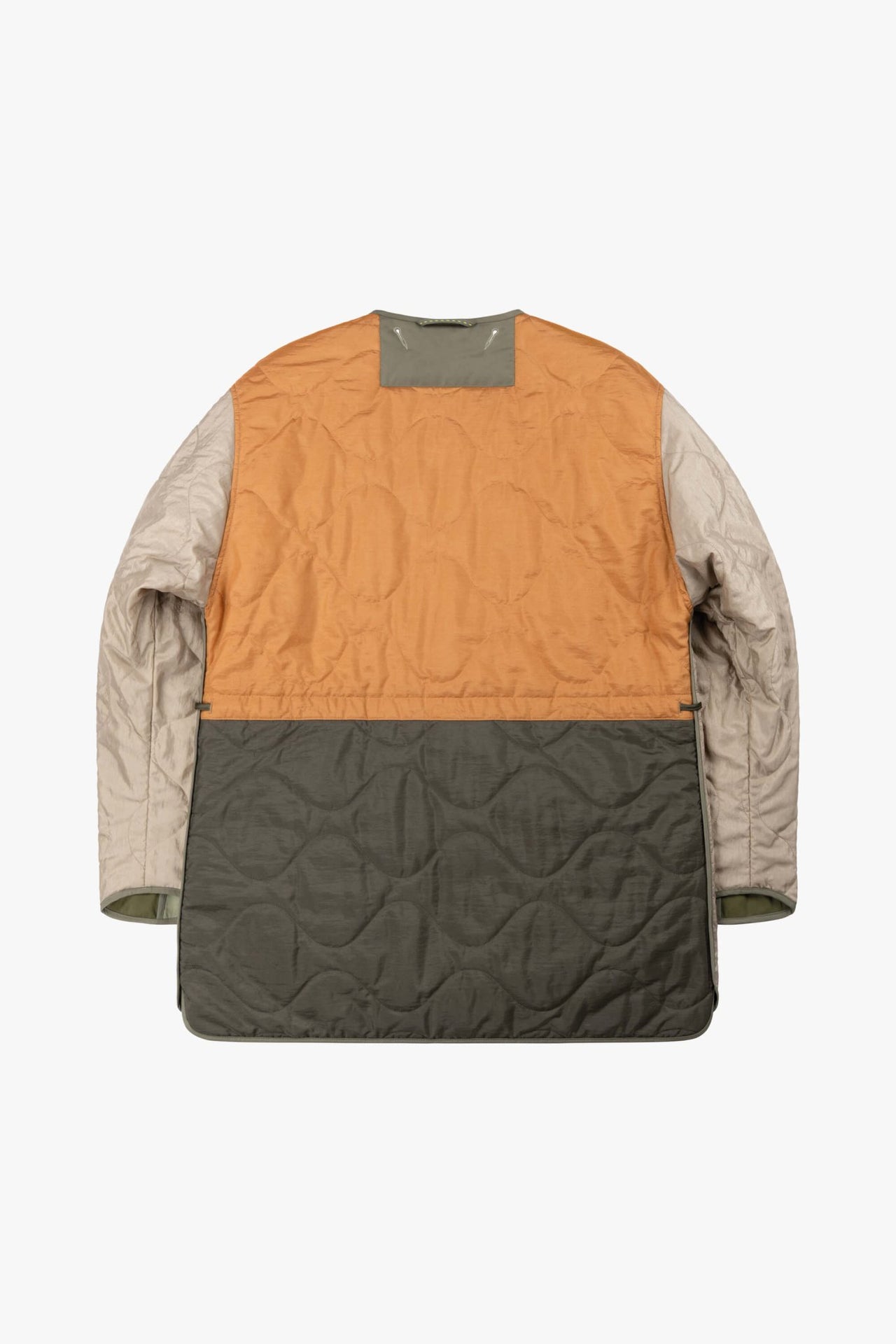 Signature Cotton Field Jacket - Olive / Stone & Burnt Orange