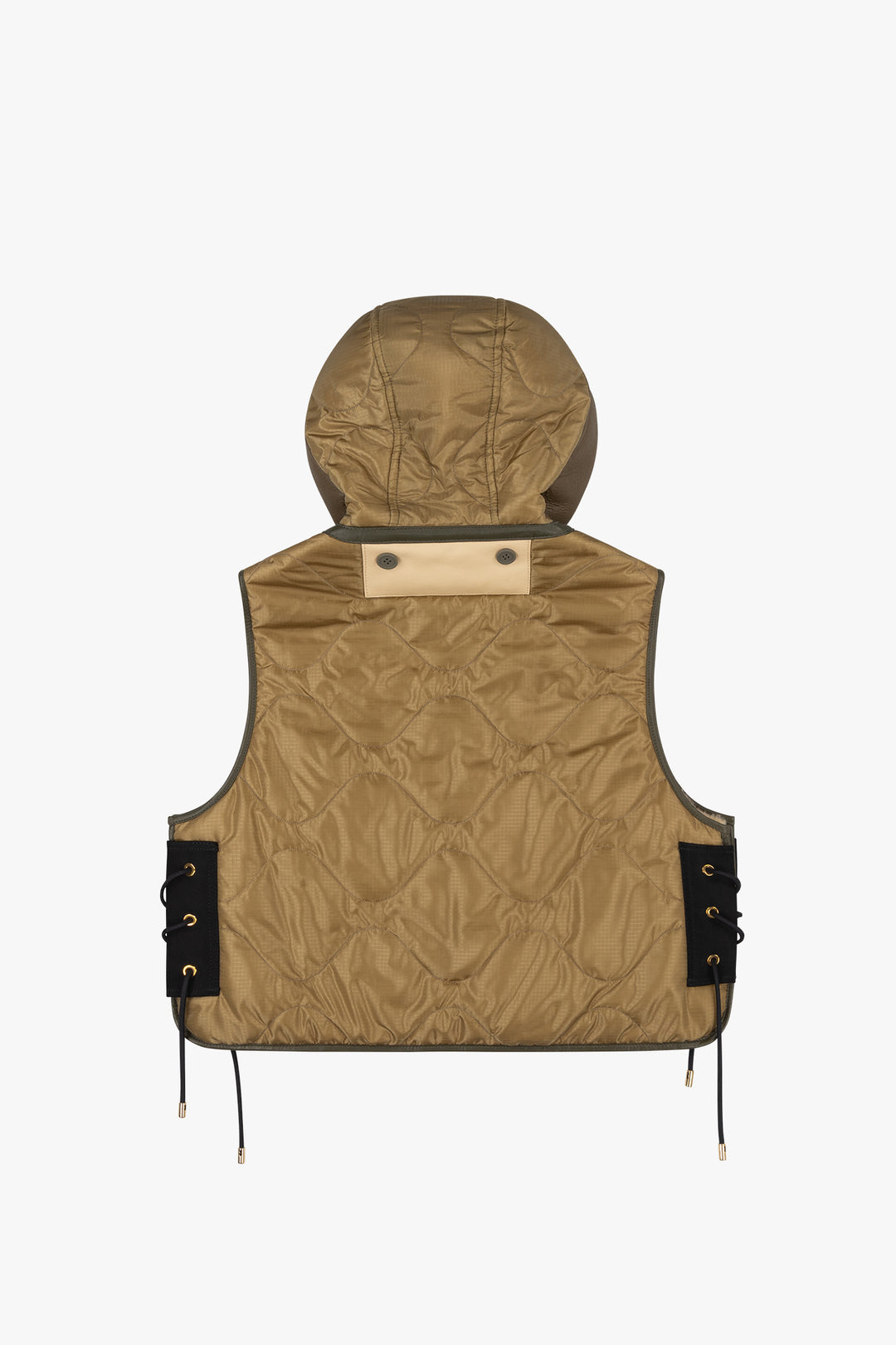 Aviator Shearling Lattice Zip Hood - Moss / Blonde