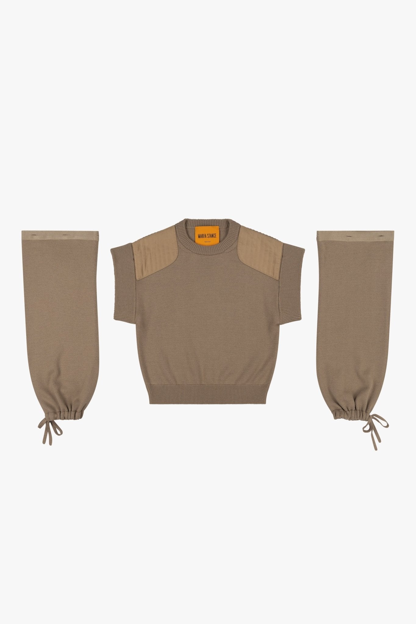 Parachute Lightweight Knit Crew - Camel