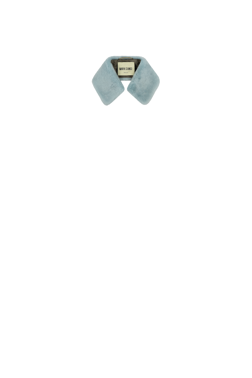 Shearling Collar - Sky Blue - Layer 8