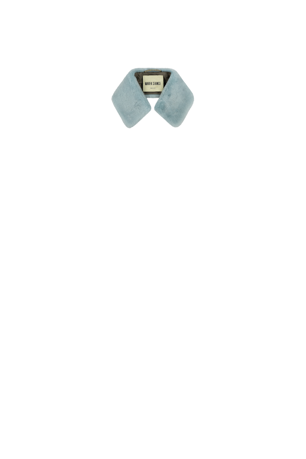 Shearling Collar - Sky Blue - Layer 8