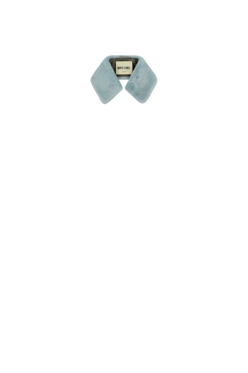 Shearling Collar - Sky Blue - Layer 8
