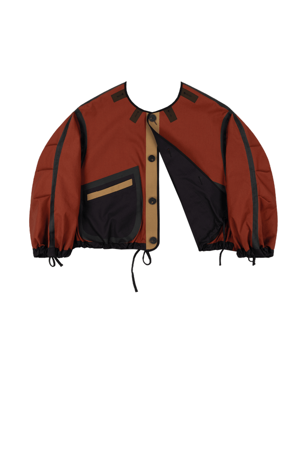 Weatherproof Bonded Rain Bomber - Russett / Black - Layer 6