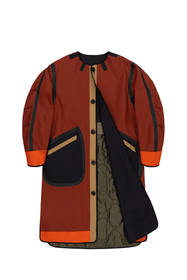 Weatherproof Bonded Raincoat - Russett / Black - Layer 1