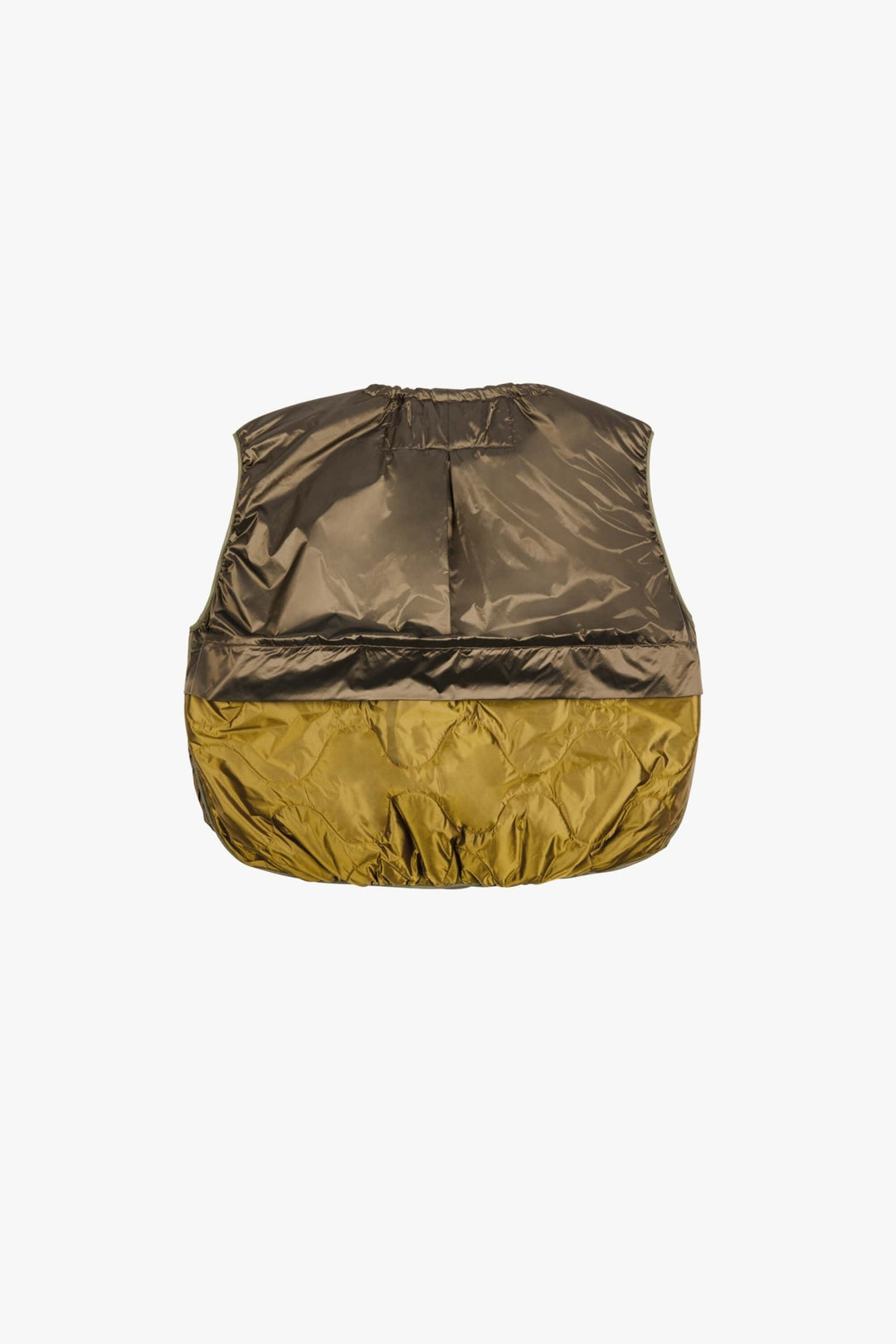 Parachute Quilted Vest - Pale Yellow / Peat
