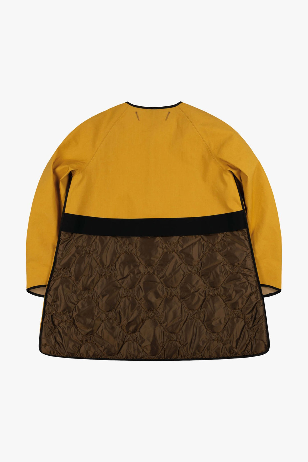 Weatherproof Bonded Short Raincoat - Peat / Ochre