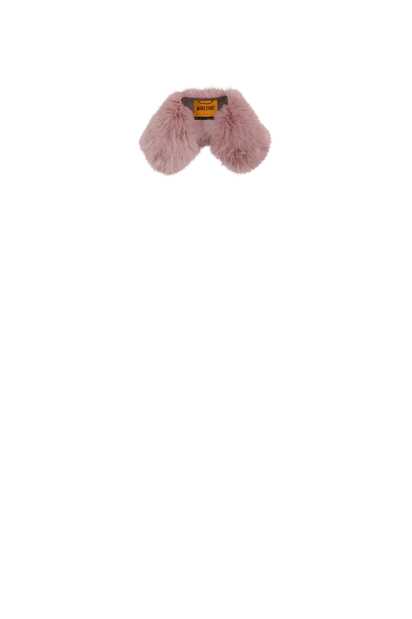 Faux Fur Collar - Damask Pink - Layer 8