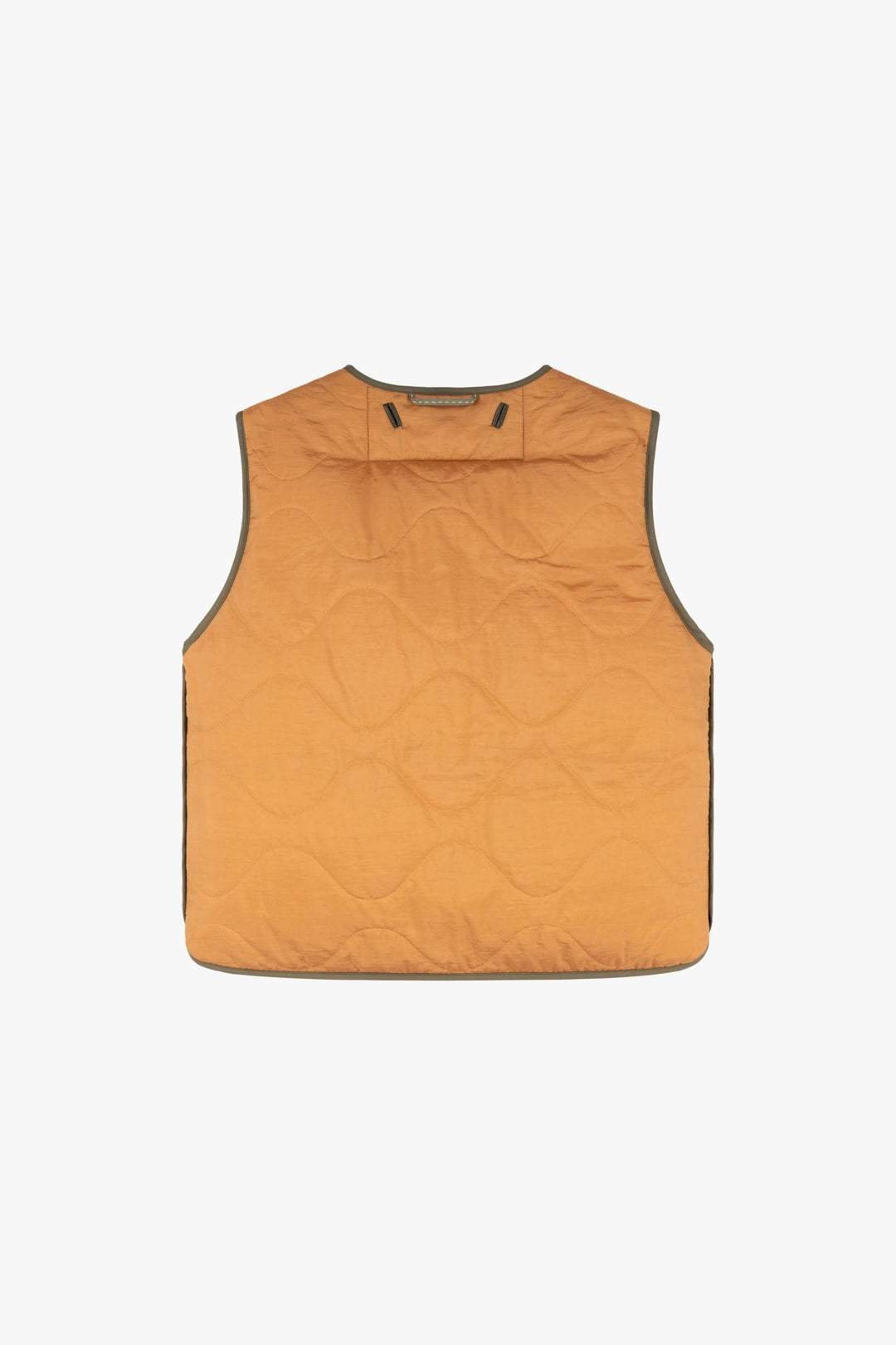 Aviator Down Vest - Sand / Burnt Orange