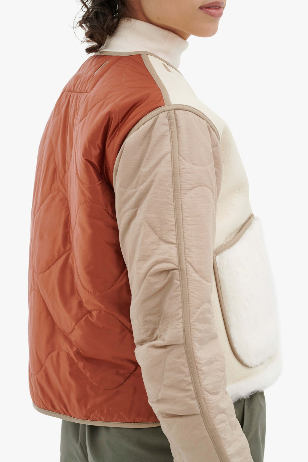 Aviator Shearling Jacket - Ivory / Natural