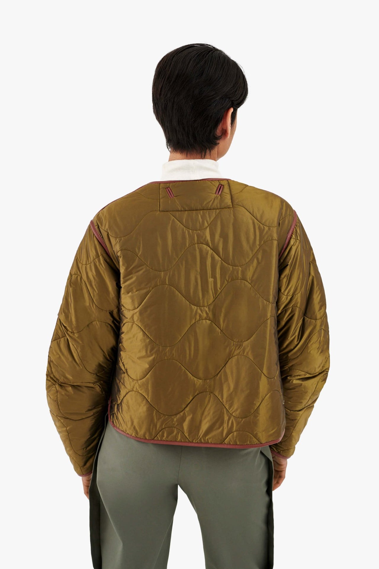 Aviator Shearling Jacket - Tan / Natural