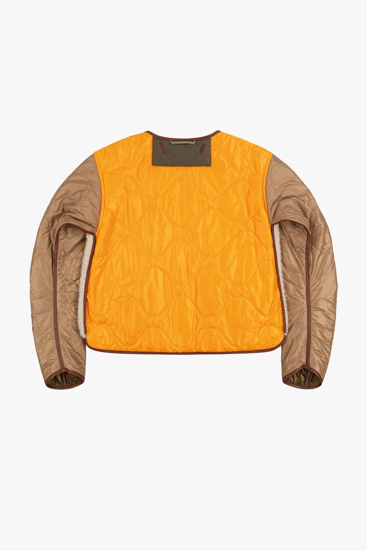 Aviator Shearling Jacket - Tan / Natural