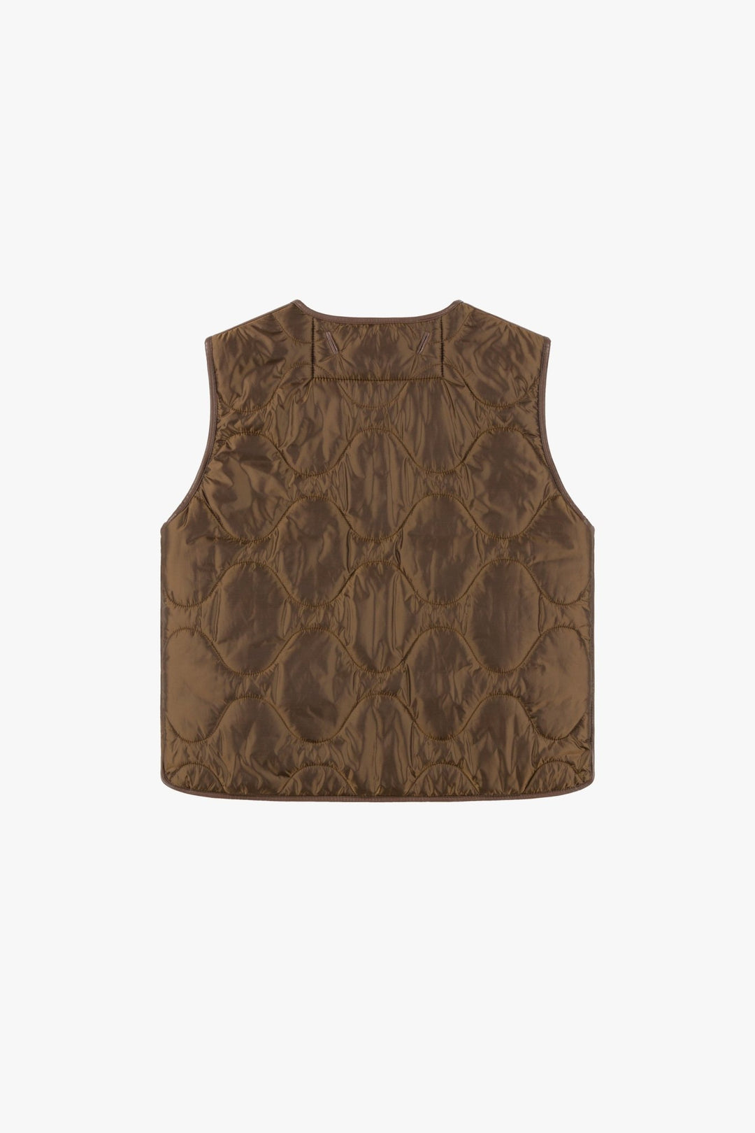 Aviator Shearling Vest - Chocolate / Natural