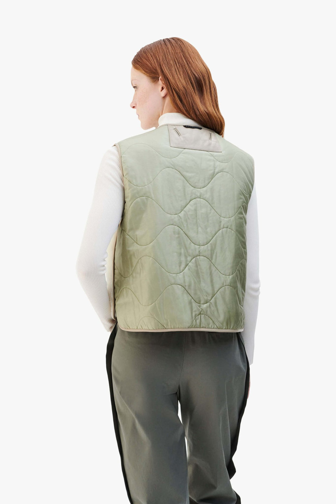 Aviator Shearling Vest - Ivory / Natural