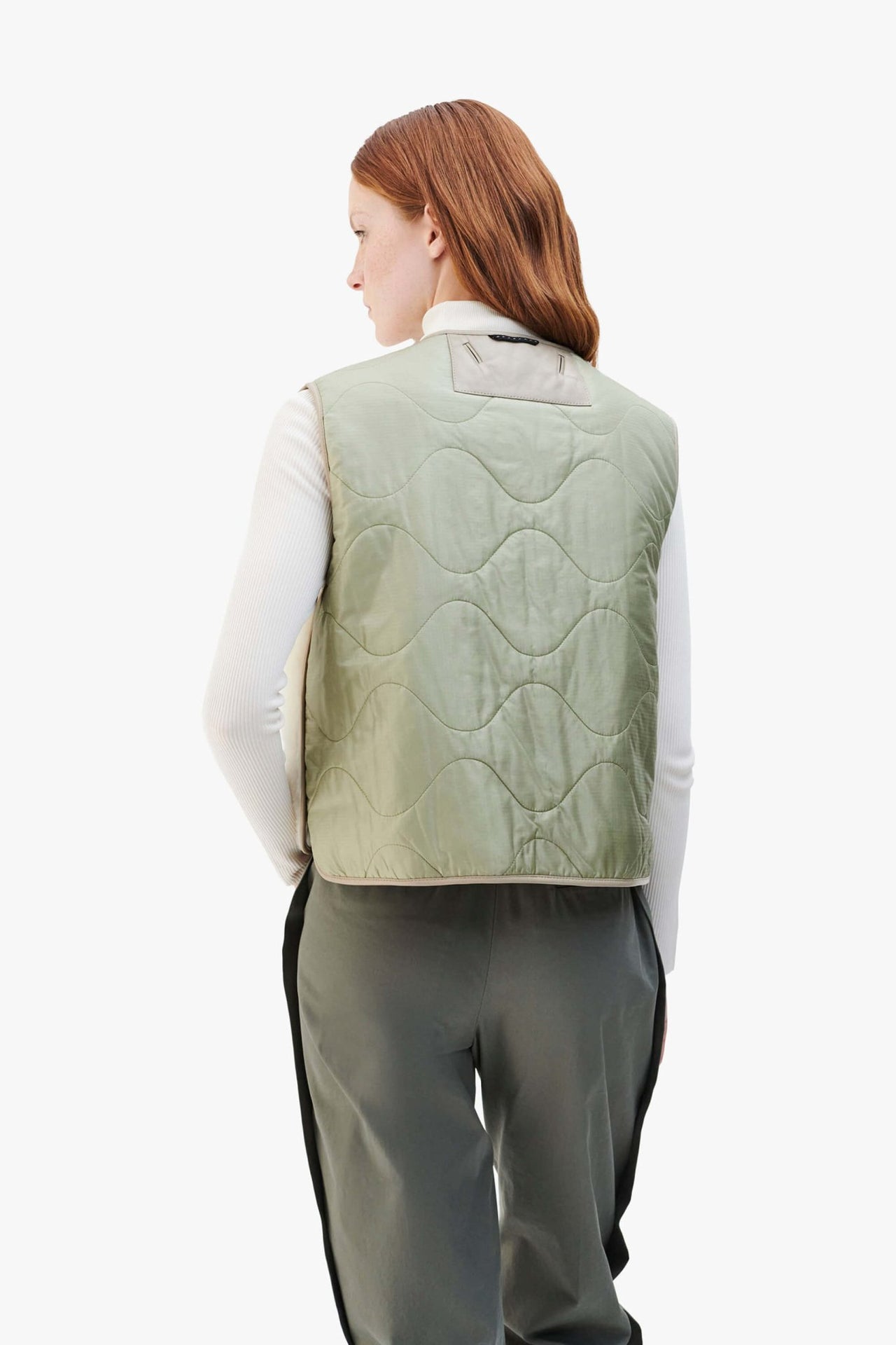 Aviator Shearling Vest - Ivory / Natural