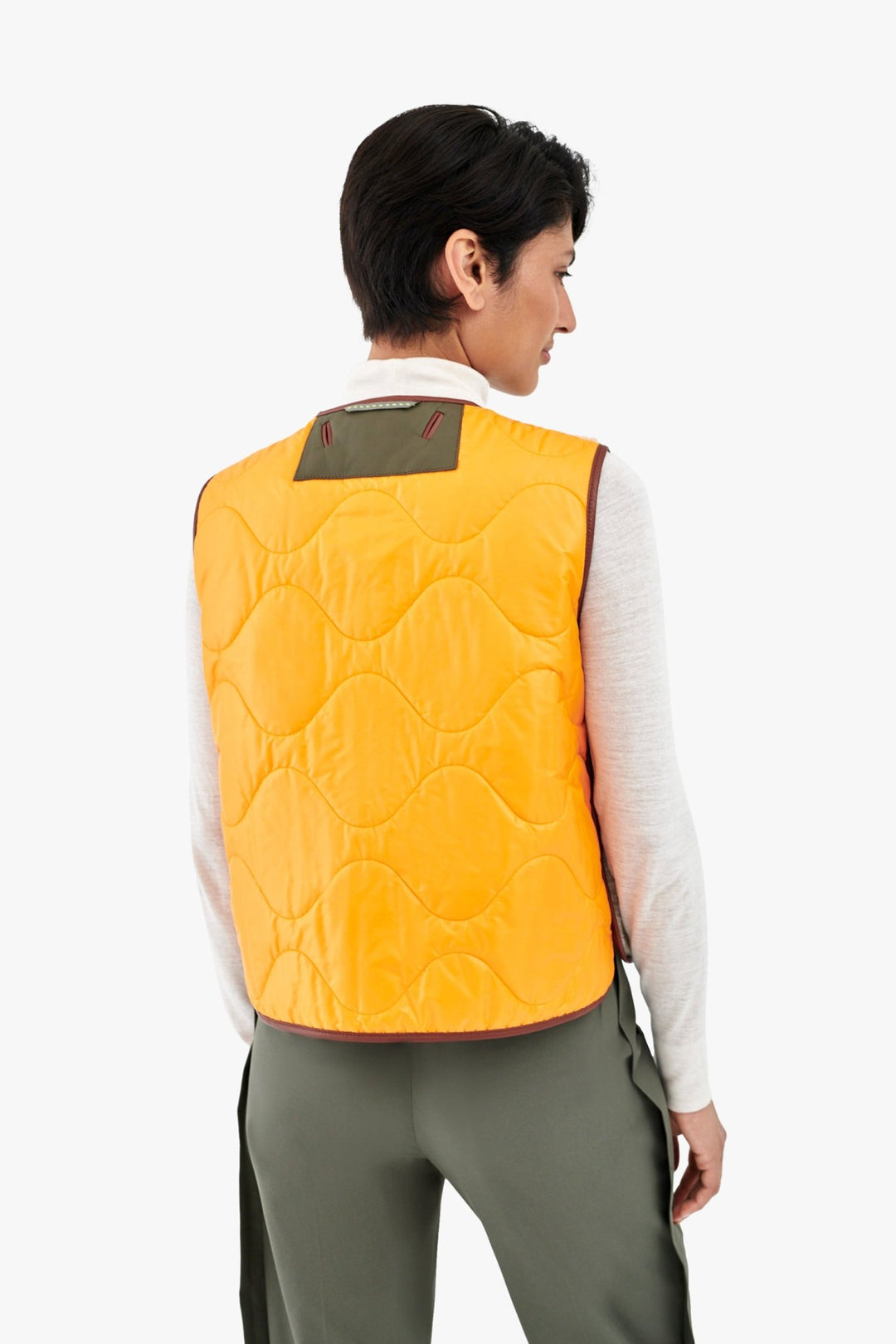 Aviator Shearling Vest - Tan / Natural