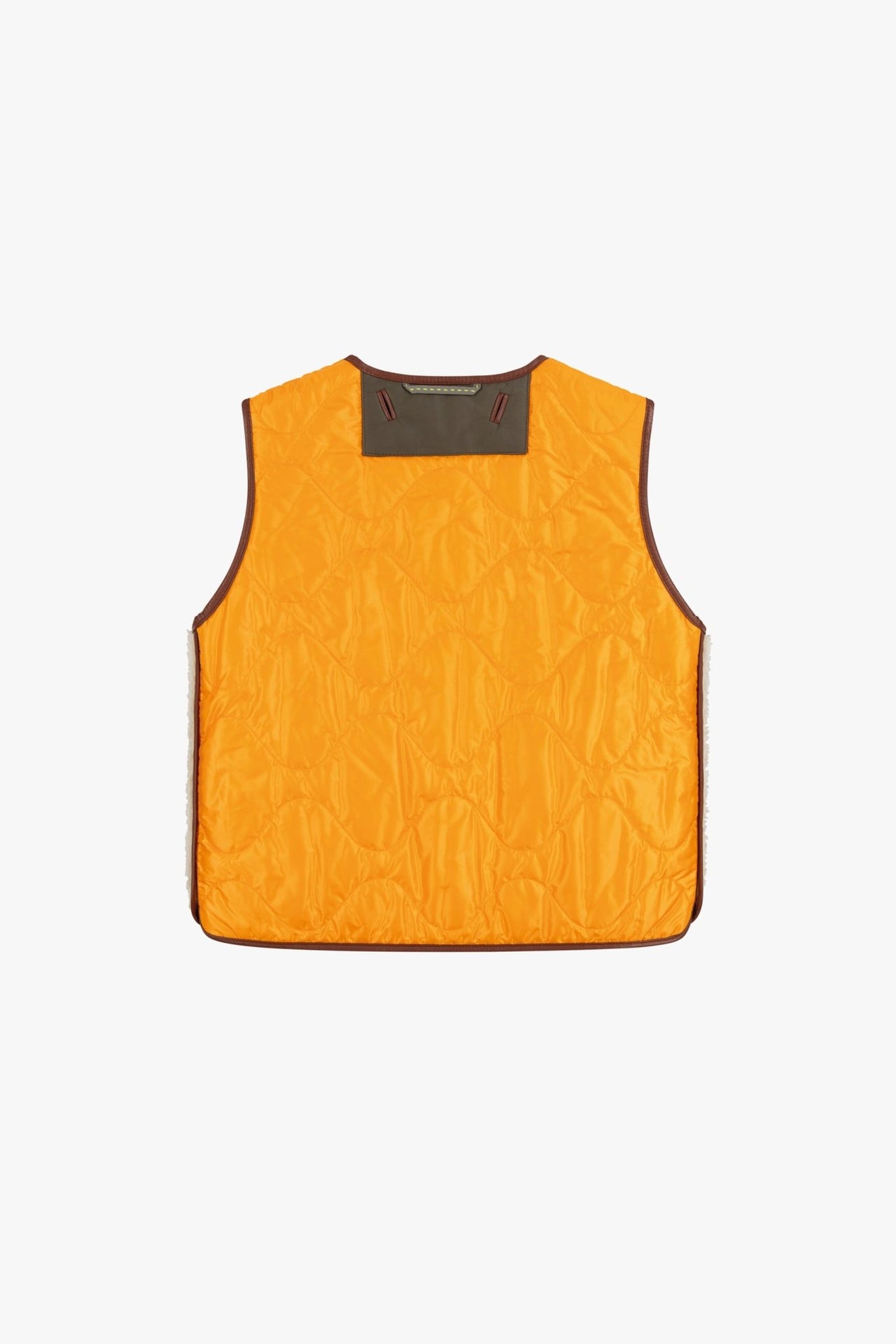 Aviator Shearling Vest - Tan / Natural