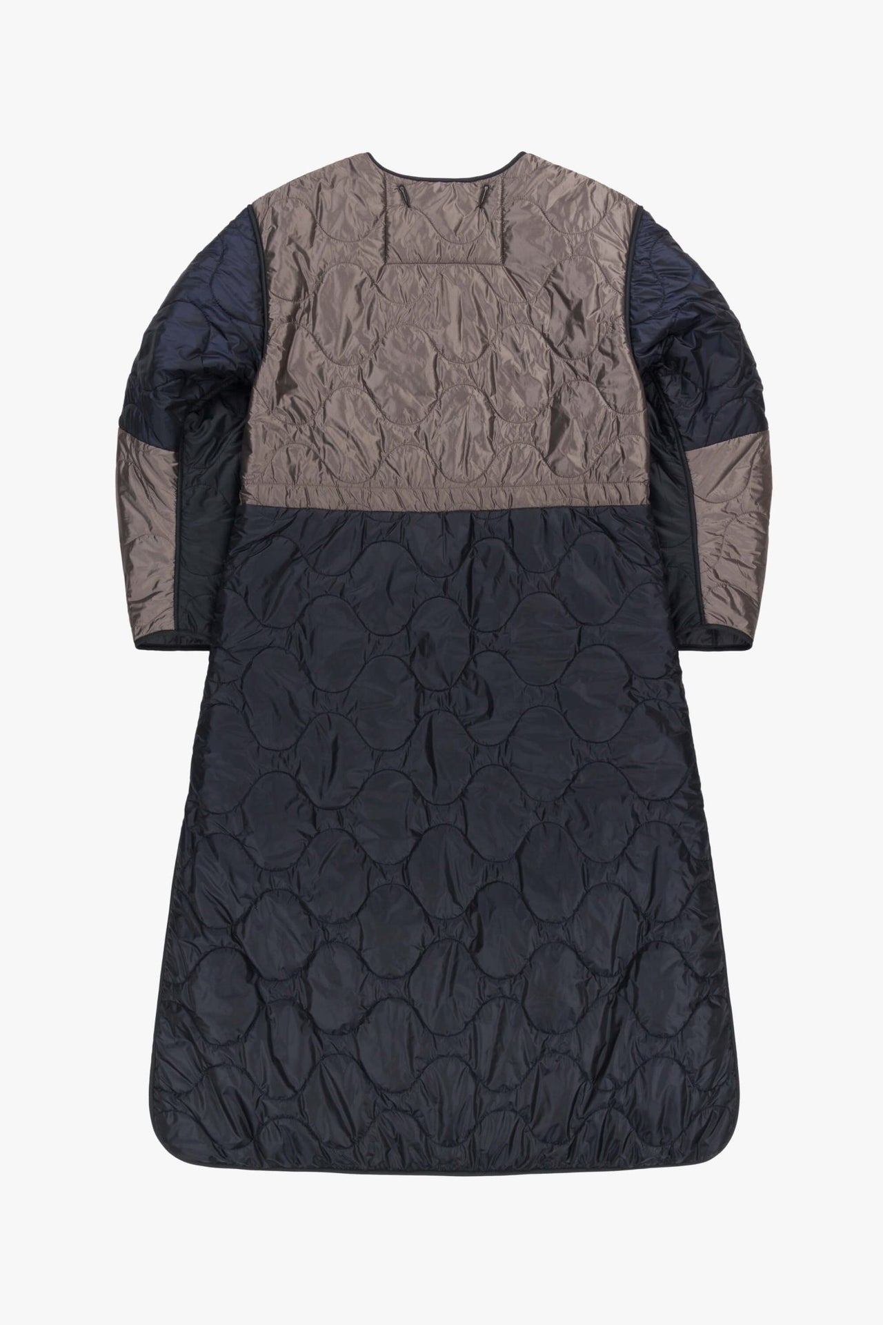 Signature Patchwork Long Quilt - Black / Slate