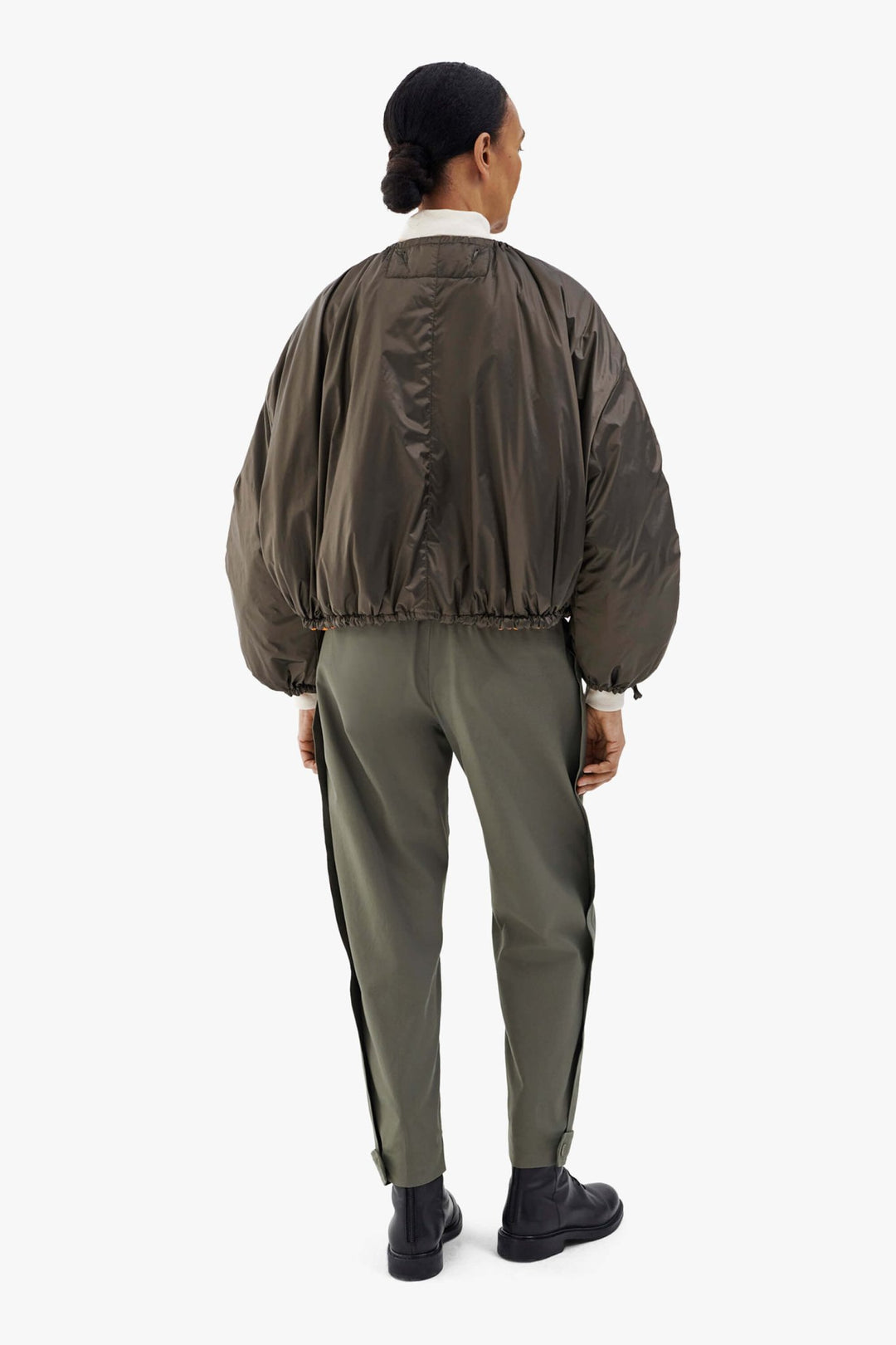 Parachute Quilted Bomber - Clementine / Peat