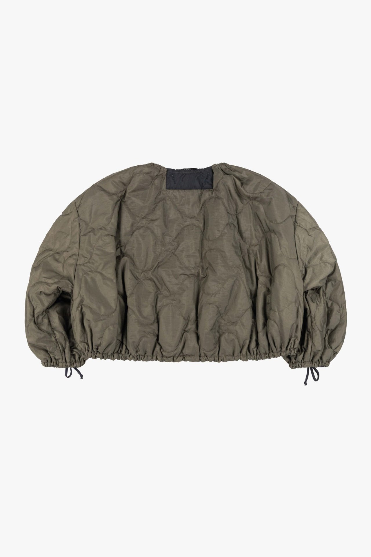Parachute Quilted Bomber - Dark Olive / Midnight