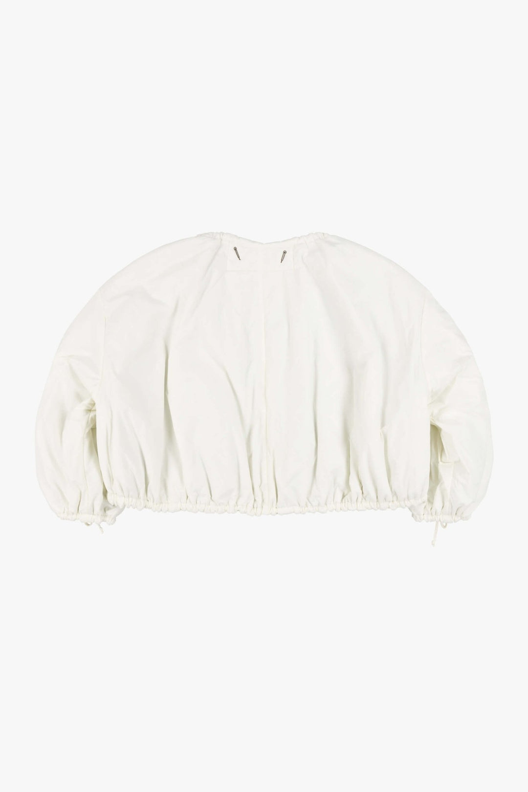 Parachute Quilted Bomber - Pale Sage / White
